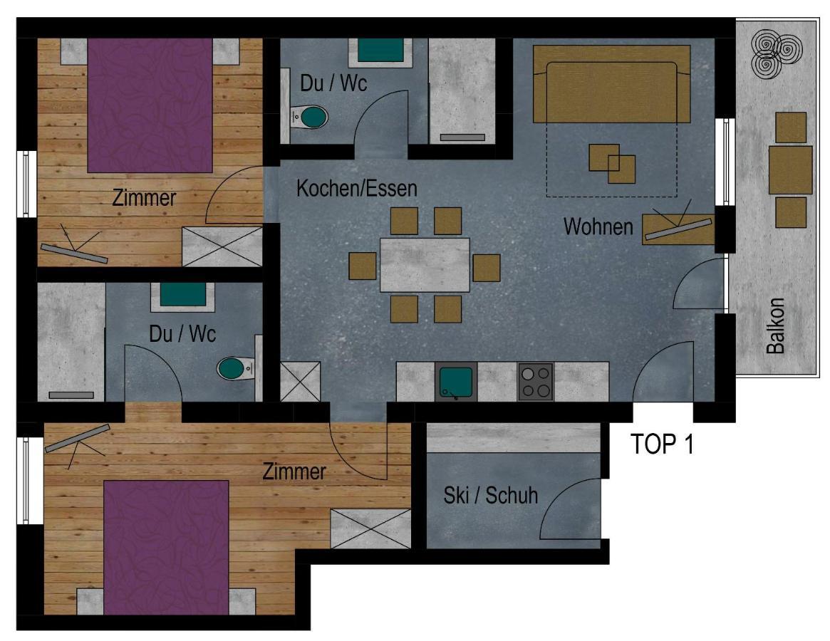 סי Apart Scharler Mit Silvretta Card מראה חיצוני תמונה
